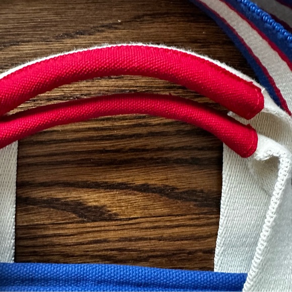 Brighton red white and blue Heart Canvas Totes - Picture 9 of 16